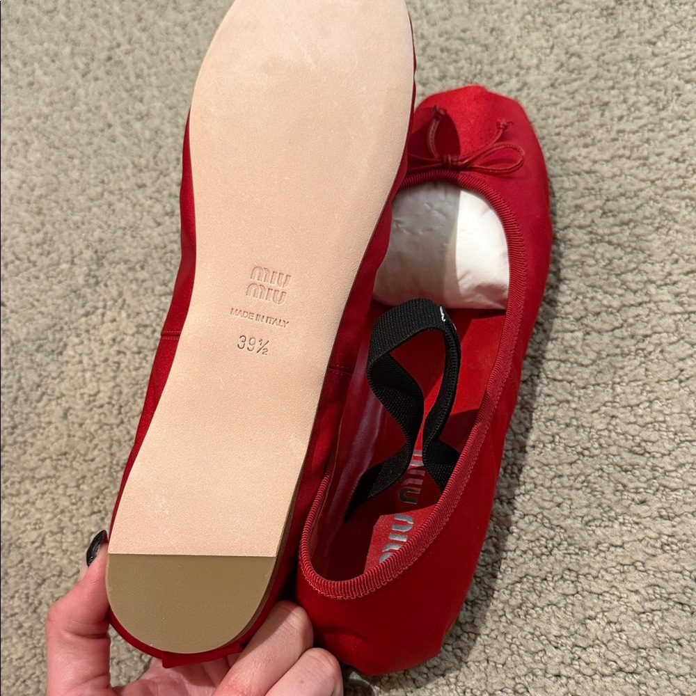Miu Miu ballet designer flats- AUTHENTIC - Picture 4 of 5